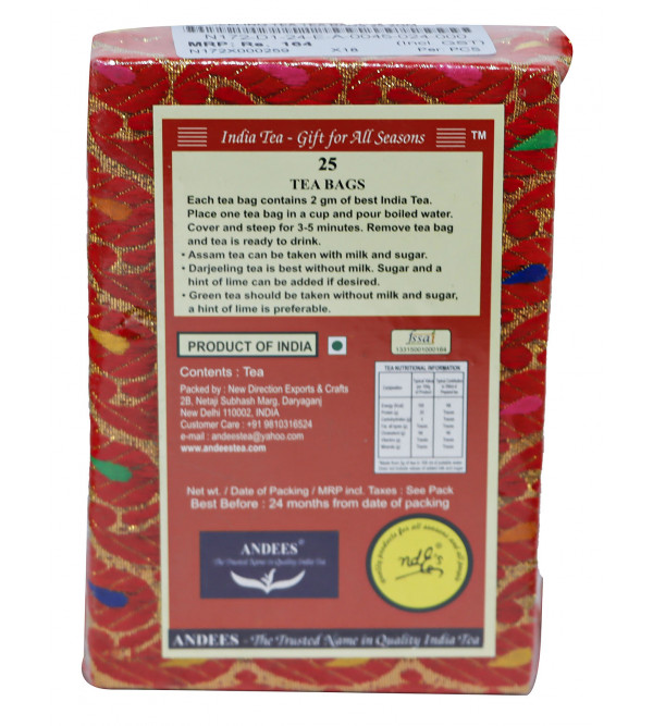 Darjeeling Tea Tea Bags 25 2 Gm 