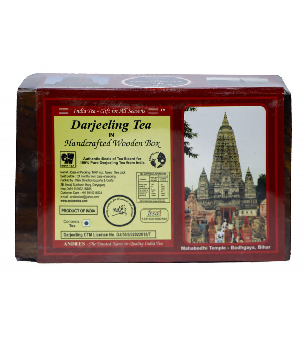 Bodhgaya Darjeeling Wooden Box 100 Gms