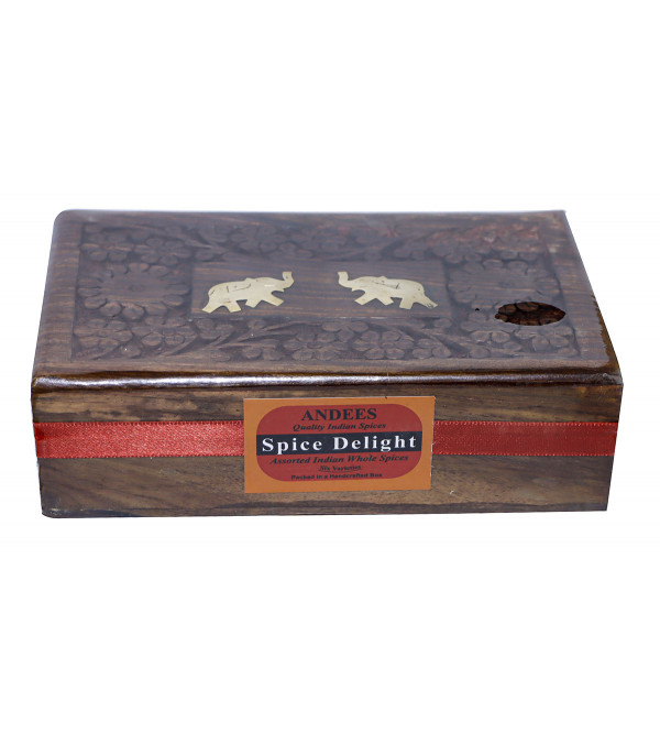 Spice Delight 120 Gm  Wooden Box