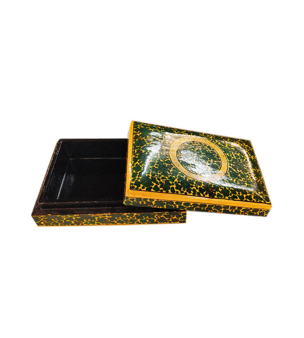 Papier Mache Handcrafted Box with Wooden Base