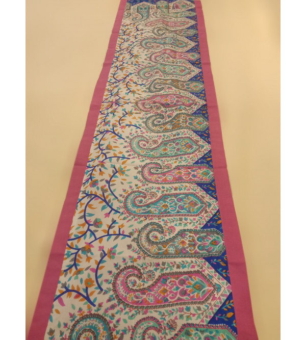 12X60 INCH HALLOVER EMB RUNNERsilk