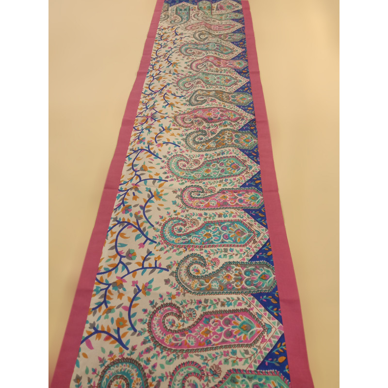 12X60 INCH HALLOVER EMB RUNNERsilk