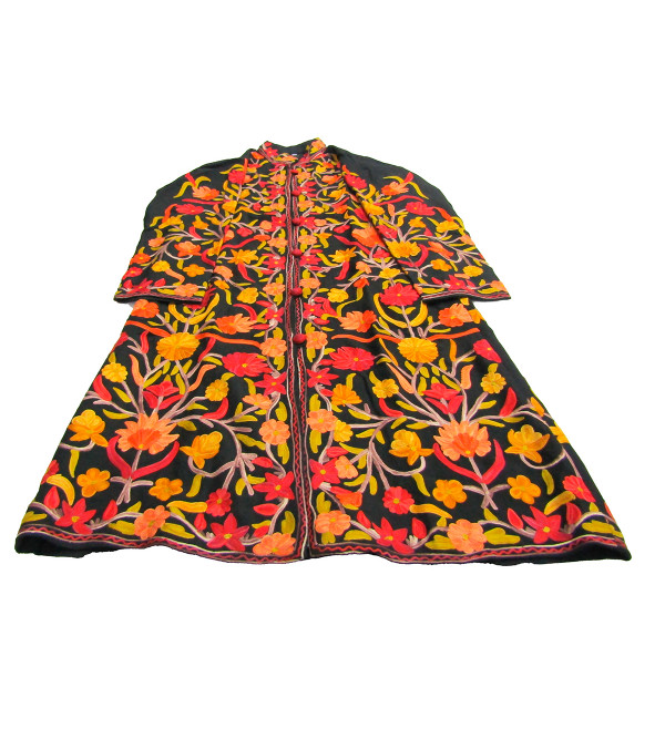 Long  Jacket  Kashmiri Embroidery In Assorted Designs And Colours