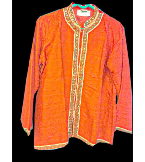 Silk Kurta Pyjama Set  Plain Size 6-10 Year