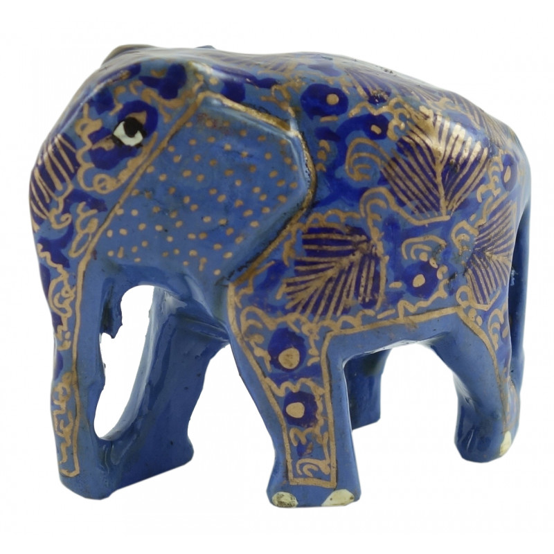 PAPER MACHE ELEPHANT 2 INCH ASSORTED COLOR 