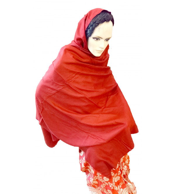 PURE SHAWL PASHMINA LOOSE WEAVE PLAIN 40X80 INCH