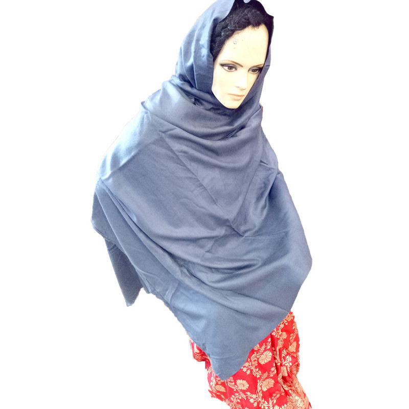 PURE SHAWL PASHMINA LOOSE WEAVE PLAIN 40X80 INCH