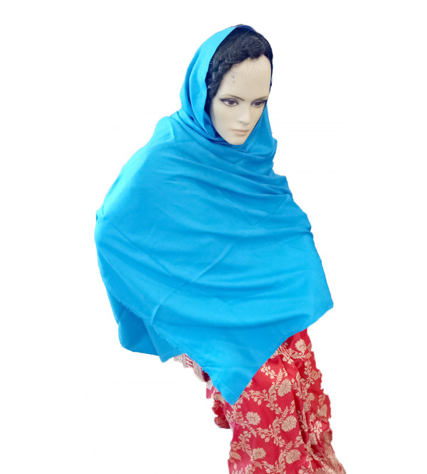 PURE SHAWL PASHMINA LOOSE WEAVE PLAIN 40X80 INCH