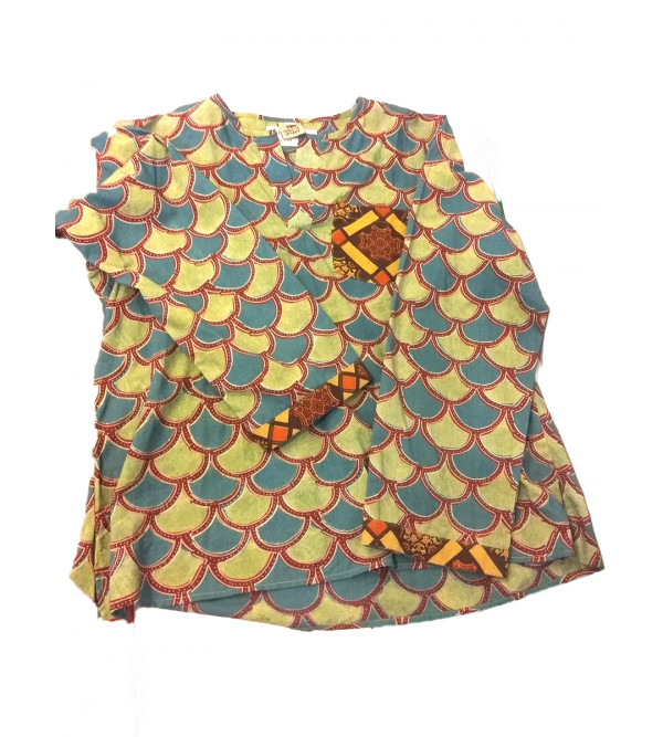 Cotton Printed Short Kurta For Boys Size 10 to 12 Year