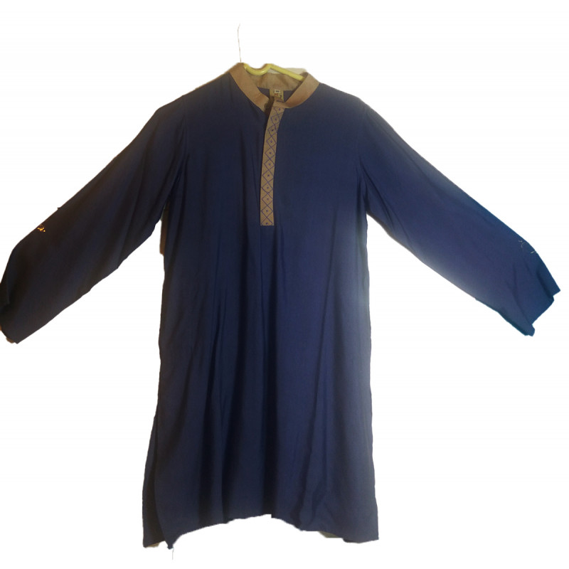 Silk Kurta Pyjama Set  Plain Size 10-12 Year
