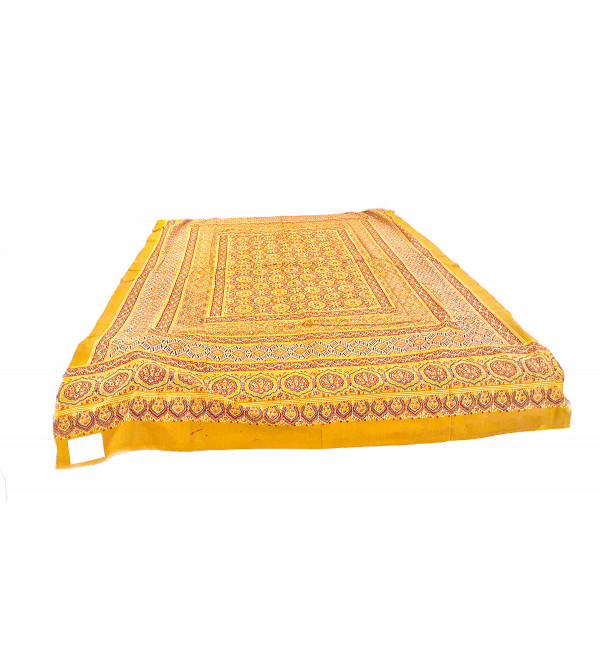 60X90 INCH BED COVER COTTON EMB.TANKA BORDER