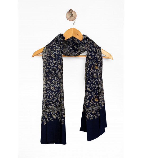 Pure Wool Shawl Embroidered 