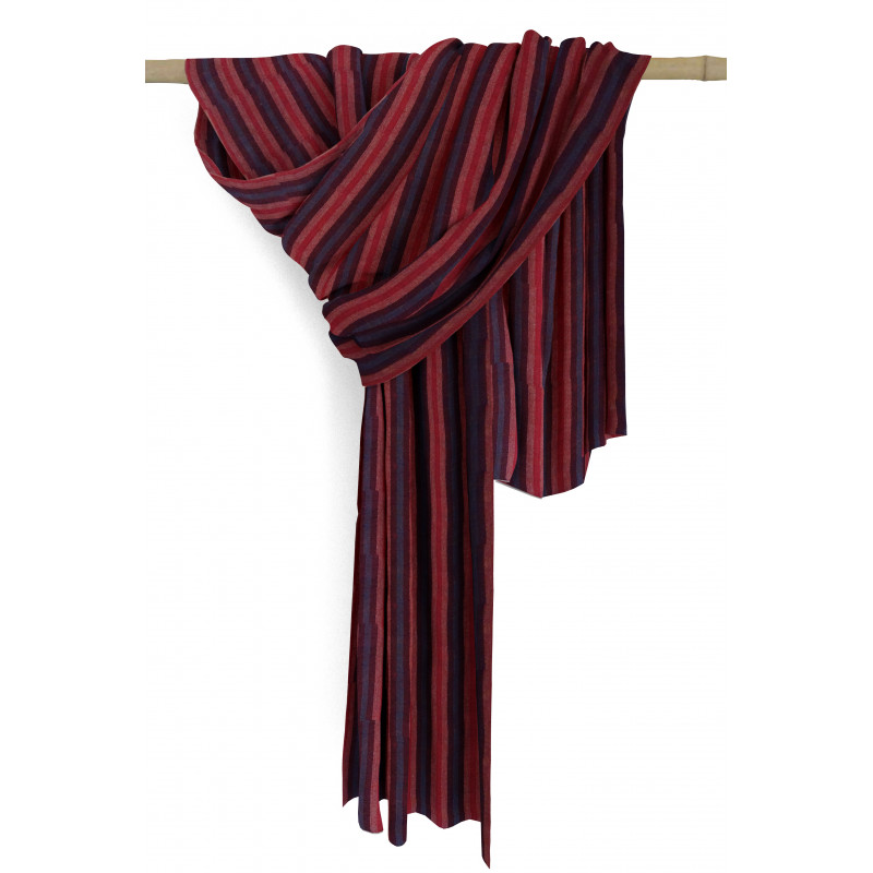 Pure Pashmina Stole Checkstripe