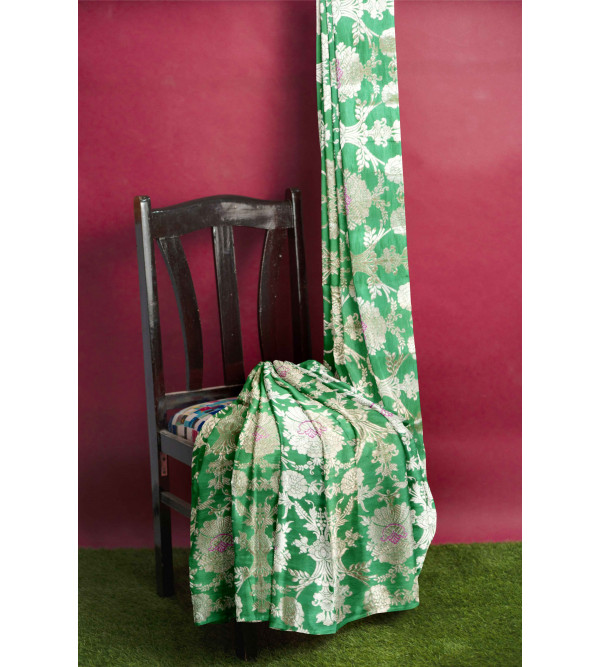 Katan Silk Jungla Design Fabric (Per Meter)