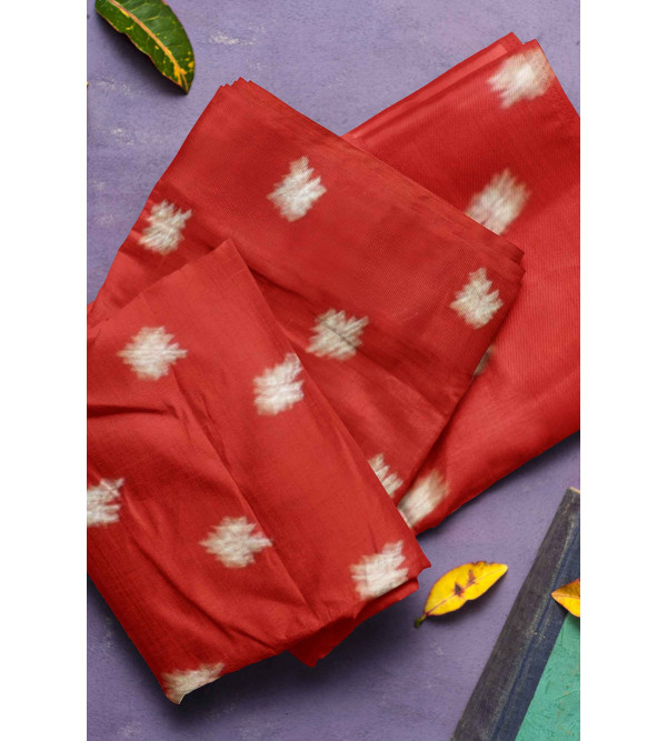 Katan Silk Handloom  Fabric Cluster  Width 44 Inch