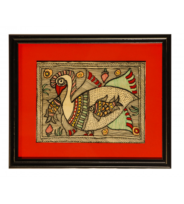 Madhubani Art Painting For Home Wall Art Decor ( Without Frame )