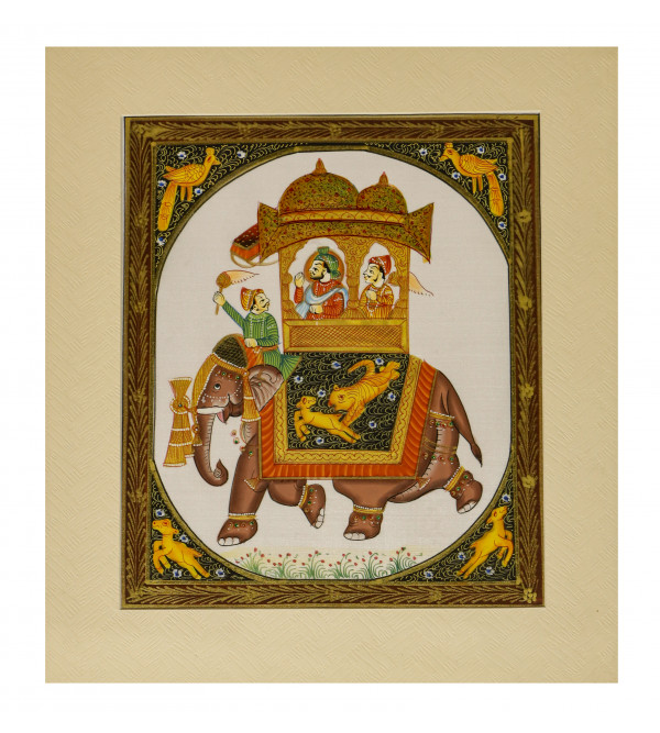 Ambavari Silk Painting