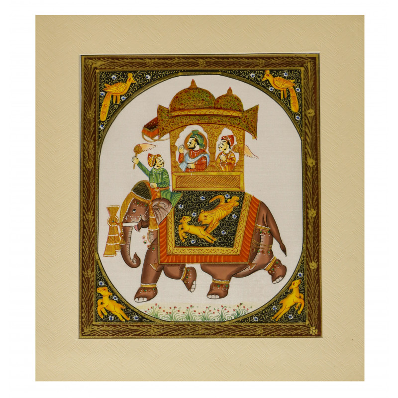 Ambavari Silk Painting
