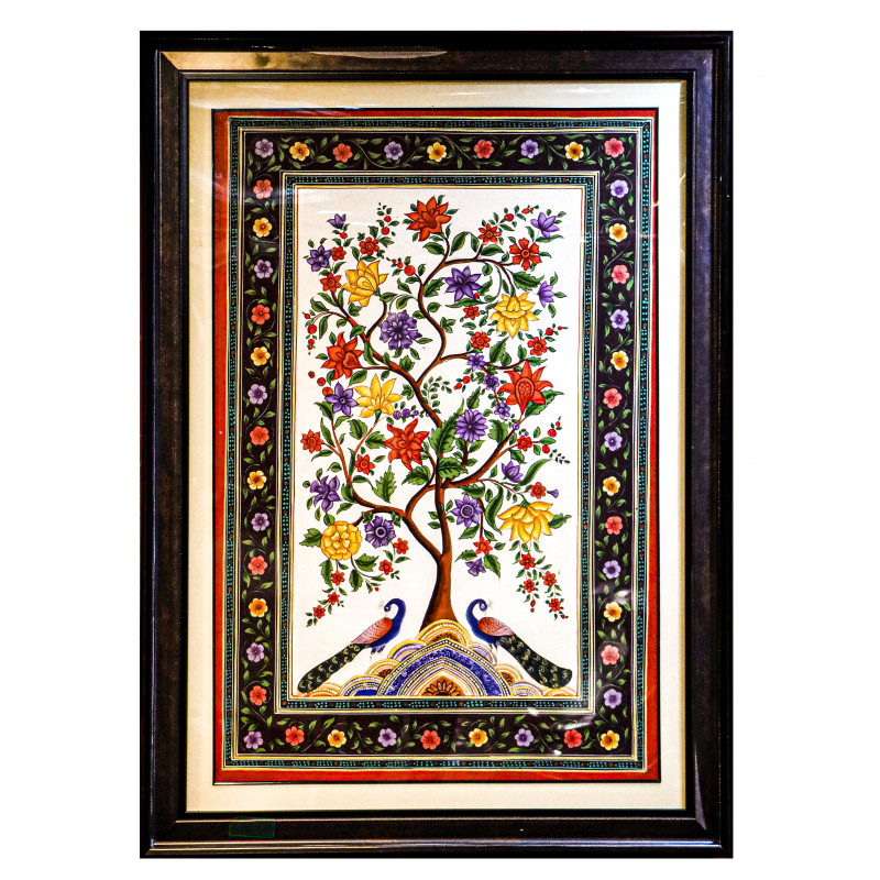  Tree of Life Cotton Art Painting For Home Wall Art Decor ( Without Frame )