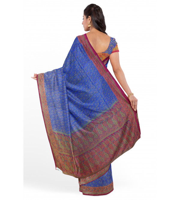 Katan Silk Saree With Blouse