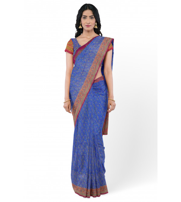 Katan Silk Saree With Blouse