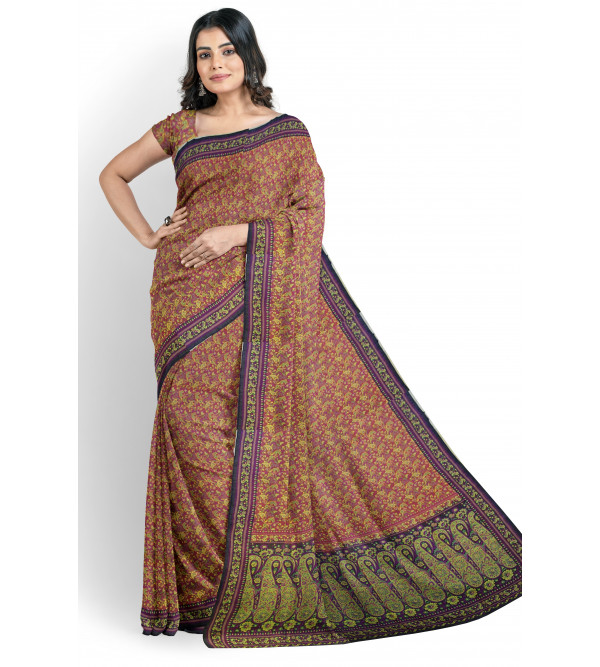 Katan Silk Saree With Blouse