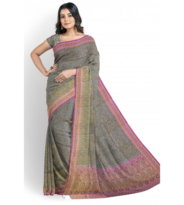 Katan Silk Saree With Blouse