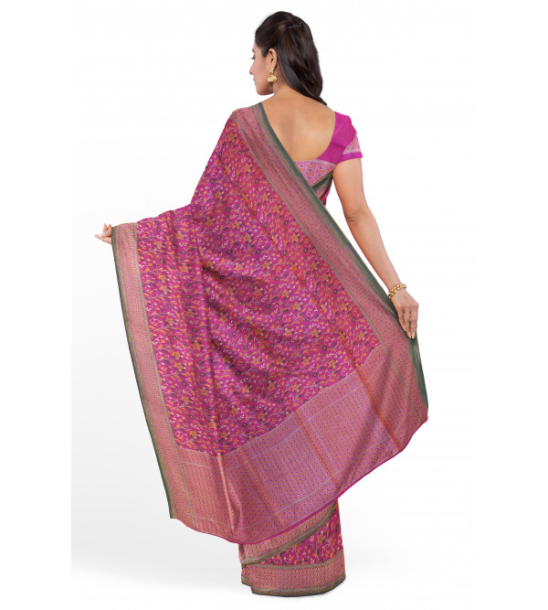Katan Silk Saree With Blouse