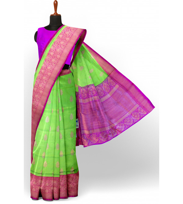 Silk On Silk Zari Jal Saree