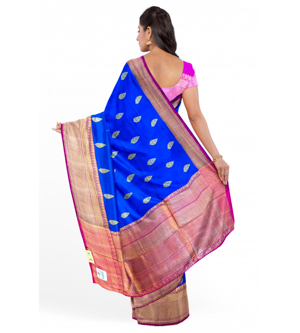 Silk On Silk Zari Jal Saree