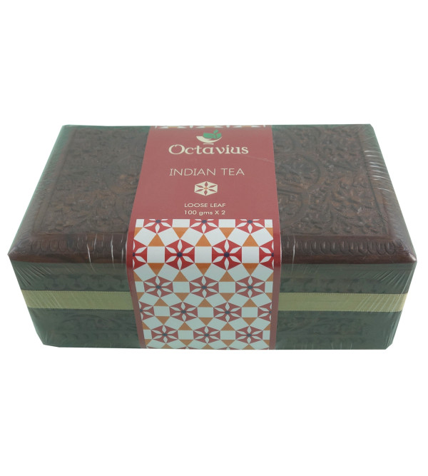 WOODEN BOX TEA 100 GM ASSORTED