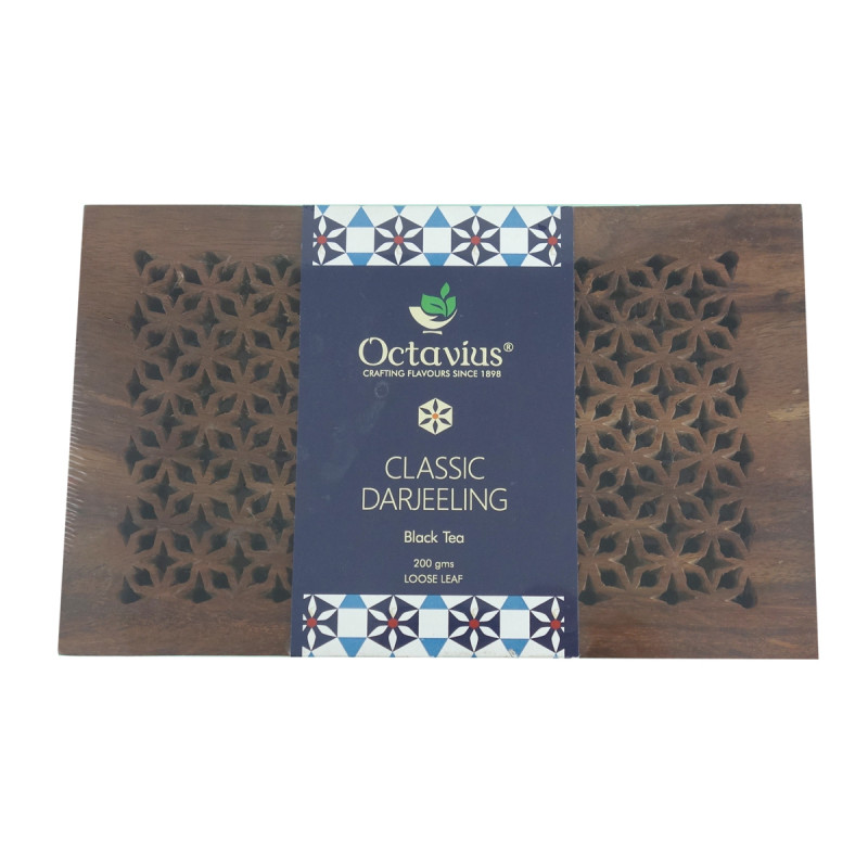 WOODEN BOX TEA 200 GM ASSORTED