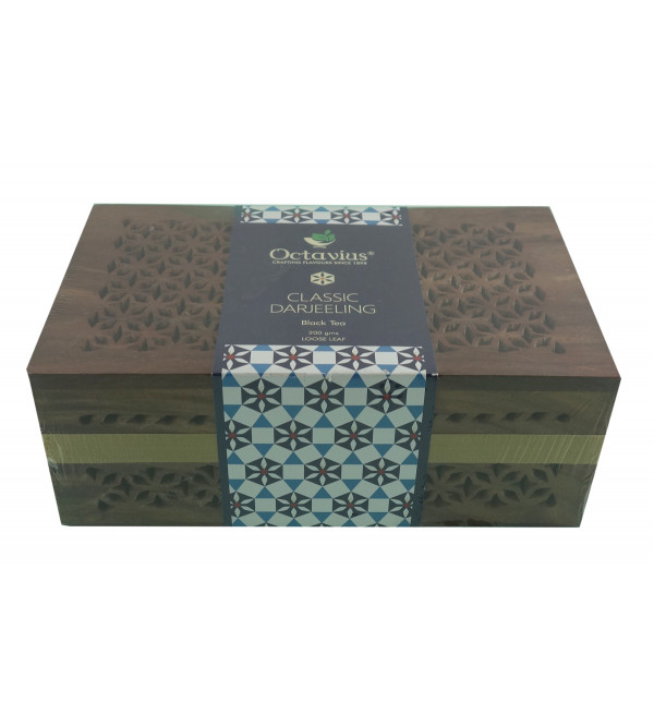 WOODEN BOX TEA 200 GM ASSORTED