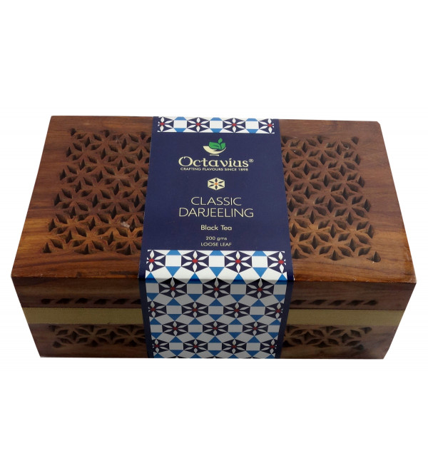 WOODEN BOX TEA 200 GM ASSORTED