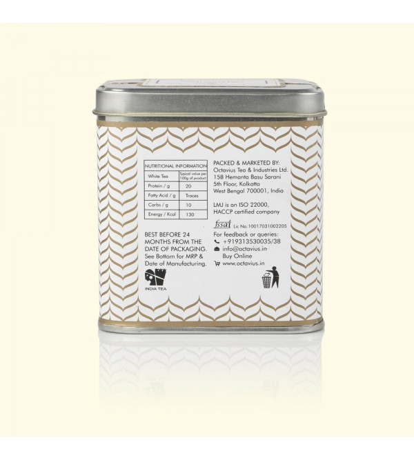 Darjeeling White Tea Silver Needle In  Tin Box  50 Grams