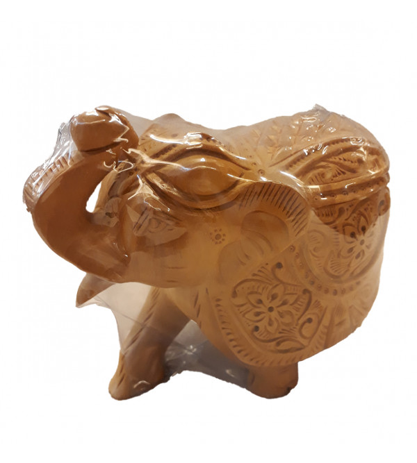 ELEPHANT CARVED 5 INCH 