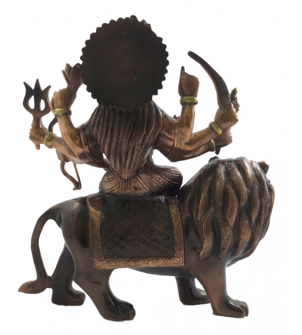 HANDICRAFT DURGA COPPER BRASS FINISH 12 INCH 