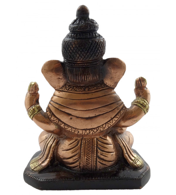 HANDICRAFT GANESH APPU 4 INCH COPPER BRASS FINISH