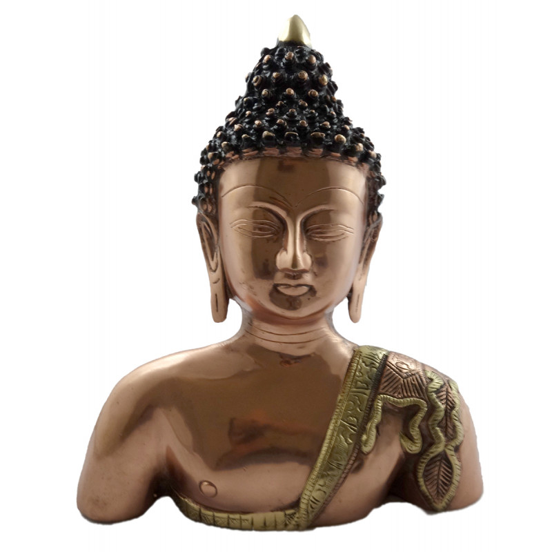 HANDICRAFT BUDDHA BODY 11 INCH BRASS COPPER FINISH