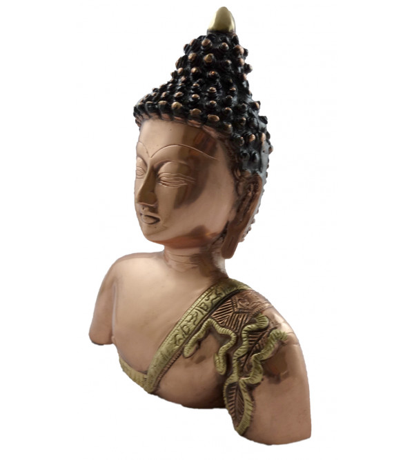 HANDICRAFT BUDDHA BODY 11 INCH BRASS COPPER FINISH