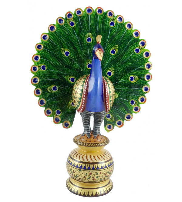 PAINTED PEACOCK DANCING 4 INCH