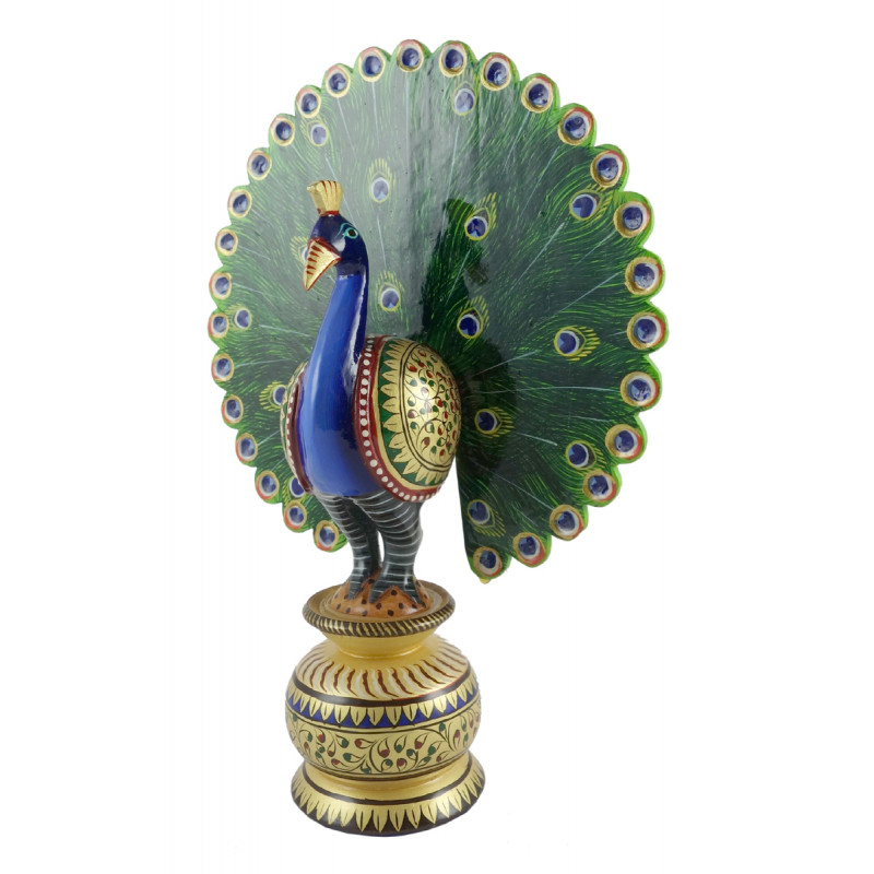 PAINTED PEACOCK DANCING 5INCH