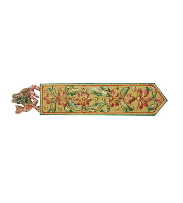 Kadamba wood Handcrafted and Hand painted Book Mark