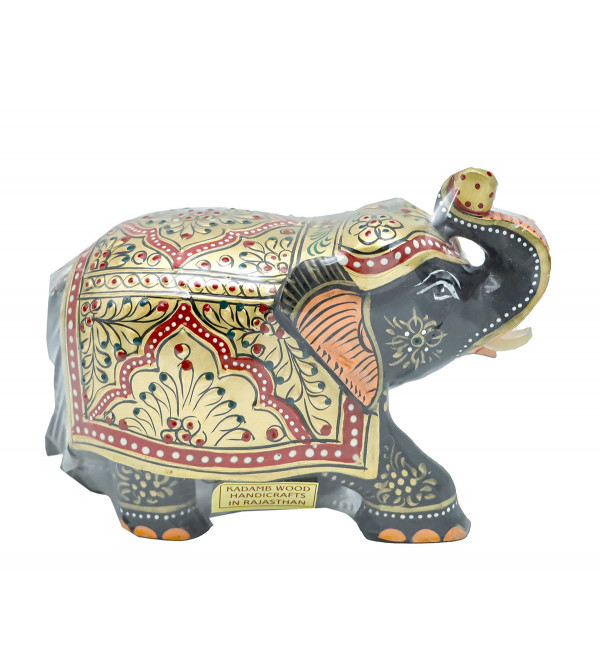 Painted Elephant Patha 4 Inch 
