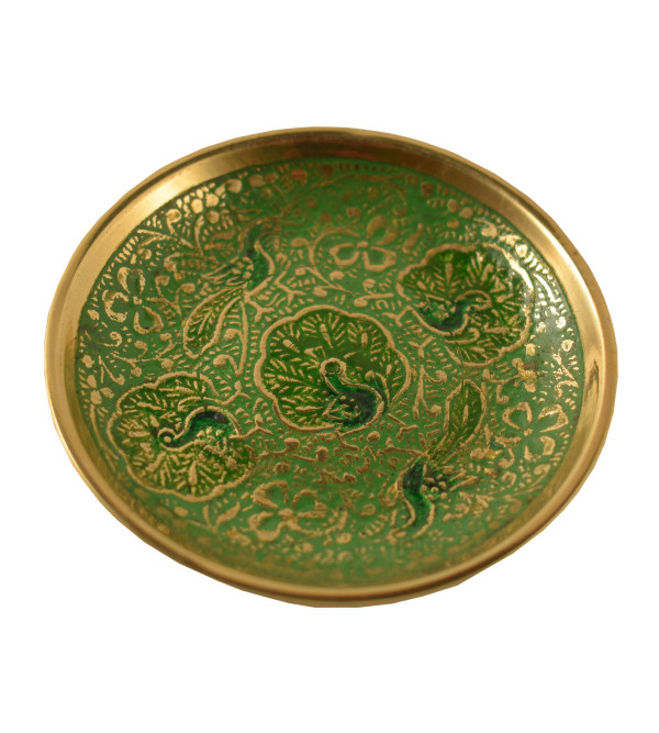 TWO PIECE SET PIN TRAY ENAMELLED 5 inch