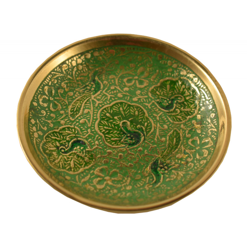 TWO PIECE SET PIN TRAY ENAMELLED 5 inch