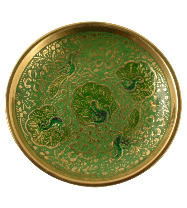 TWO PIECE SET PIN TRAY ENAMELLED 5 inch