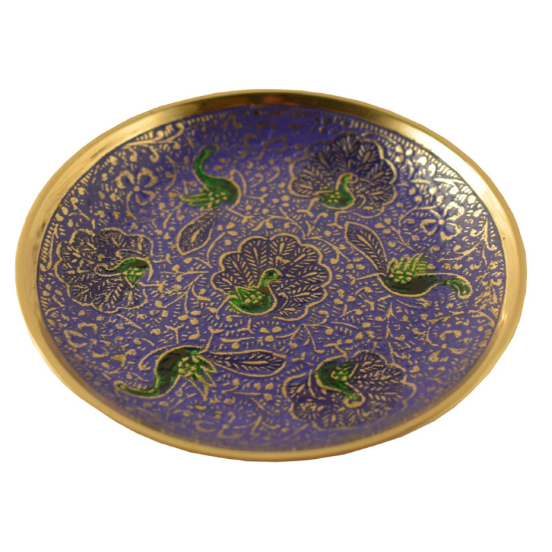 TWO PIECE SET PIN TRAY ENAMELLED 5 inch