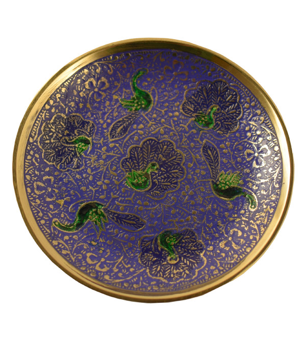 TWO PIECE SET PIN TRAY ENAMELLED 5 inch