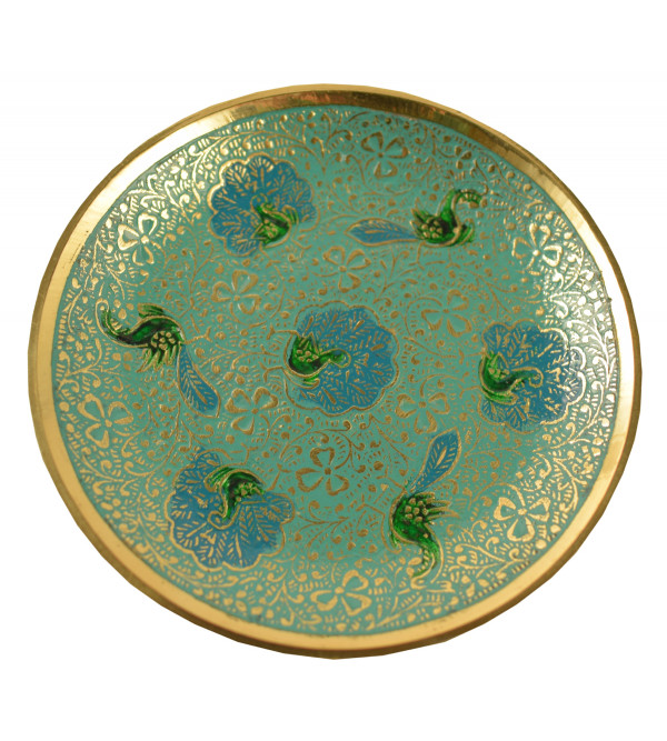 TWO PIECE SET PIN TRAY ENAMELLED 5 inch